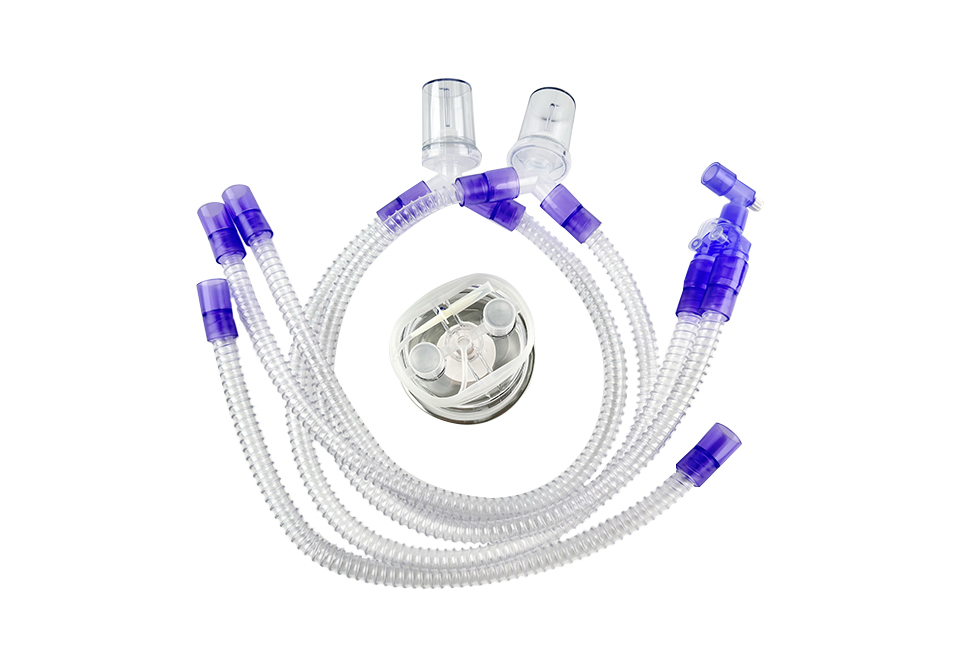 Pediatric PVc smoothbore Breathing Circuit